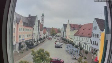 Webcam Aichach Marktplatz Live