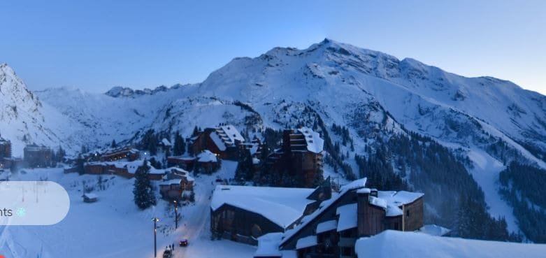 Avoriaz Webcam Station Panorama Live