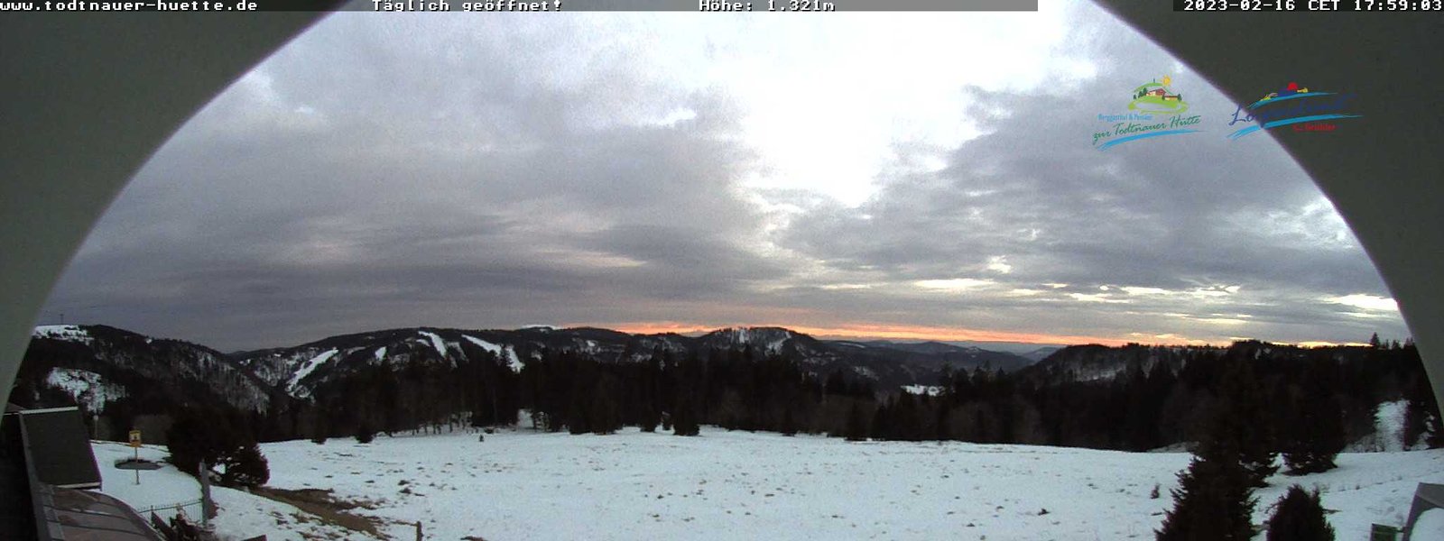 Todtnauer Hütte Webcam am Feldberg Live