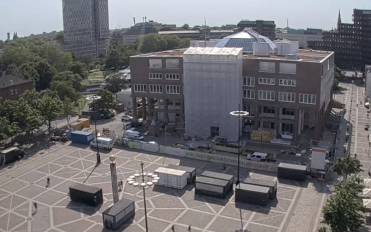 Webcam Dortmund Rathaus-Friedensplatz Live