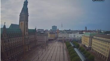 Hamburger Rathausmarkt Webcam HD Live