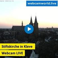 Webcam Stiftskirche in Kleve Aktuell Live