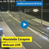 Mautstelle Čarapine Webcam Aktuell Live