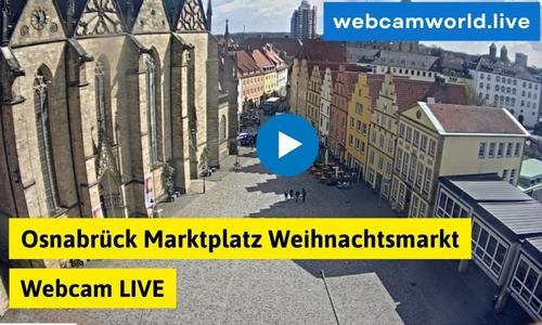 Osnabrück Marktplatz Webcam Weihnachtsmarkt Live