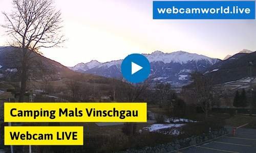 Webcam Camping Mals Vinschgau Aktuell Live