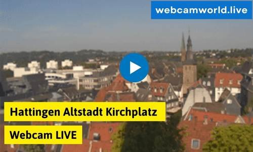 Webcam Hattingen Altstadt Kirchplatz Live