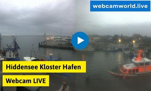 Webcam Hiddensee Kloster Hafen Aktuell Live