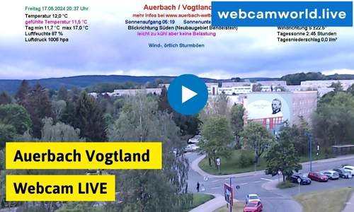 Auerbach Vogtland Webcam Aktuell Live