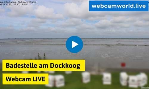 Badestelle am Dockkoog Webcam Aktuell Live