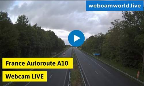 France Autoroute A10 Webcam Aktuell Live