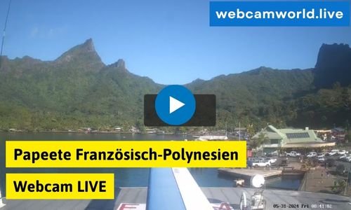 Papeete Französisch-Polynesien Webcam Live