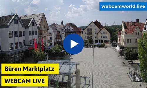 Büren Marktplatz Webcam Panorama Live