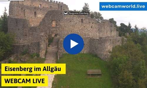 Eisenberg im Allgäu Webcam Castle Aktuell Live