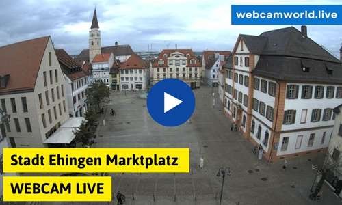 Stadt Ehingen Marktplatz Webcam Aktuell Live