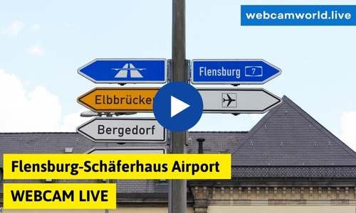 Flensburg-Schäferhaus Airport Webcam Aktuell Live