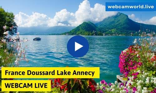 France Doussard Lake Annecy Webcam Aktuell Live