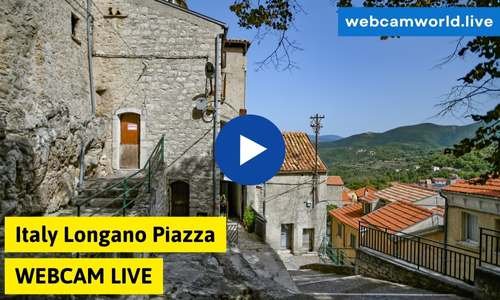 Italy Longano Piazza Webcam Aktuell Live