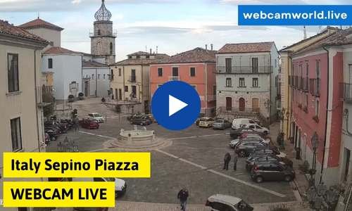 Italy Sepino Piazza Webcam Aktuell Live