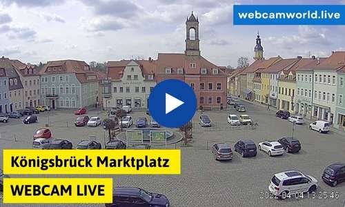 Königsbrück Marktplatz Webcam Aktuell Live