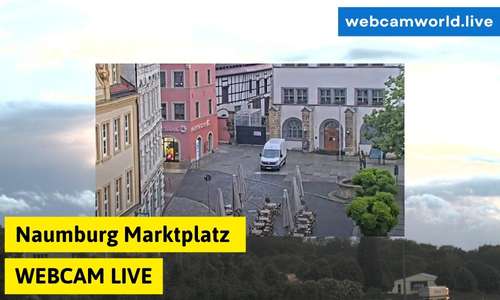 Naumburg Marktplatz Live Webcam -Innenstadt