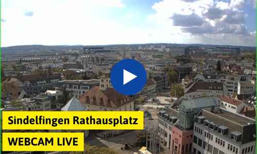 Sindelfingen Rathausplatz Webcam Aktuell Live